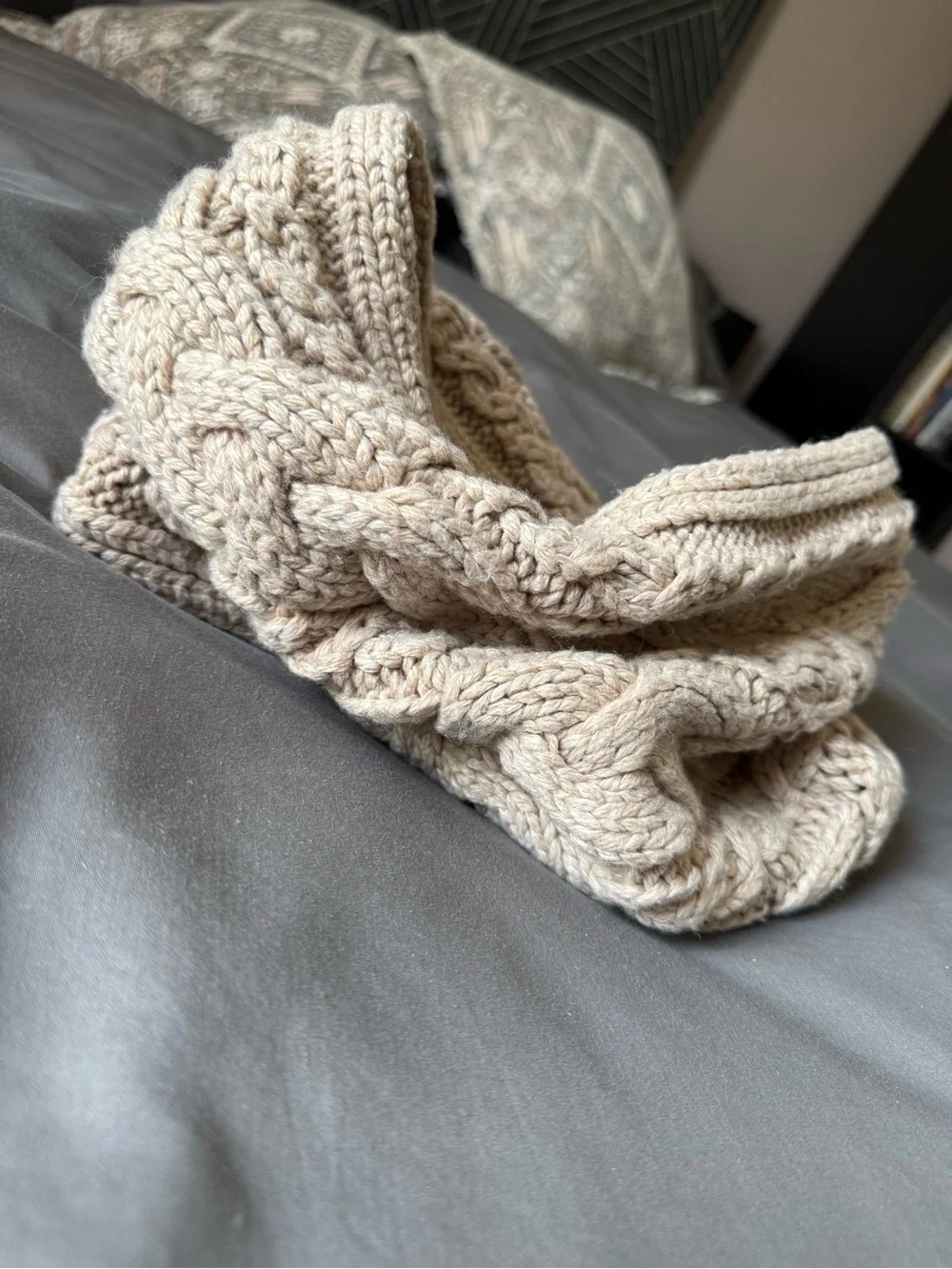 Cable Knit Neck Warmer